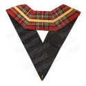 Collar masónico muaré – Rite Standard d'Ecosse – Passé Maître – Cocarde tricolore